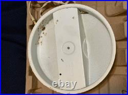 Vintage Holly Time Revolving Aluminum Christmas Tree Turner Stand Works