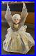 Vintage Holt Howard Foil Tulle Gold Angel Christmas Tree Topper Figurine 12.5