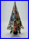 Vintage Italian Murano Millefiori Handblown Glass Christmas Tree Beautiful 9
