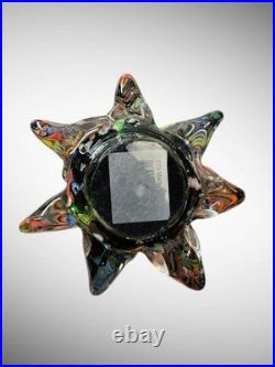 Vintage Italian Murano Millefiori Handblown Glass Christmas Tree Beautiful 9