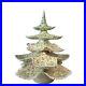 Vintage Jamar Mallory 6pc Treat Tree Ceramic Christmas Tree 15 White Speckled