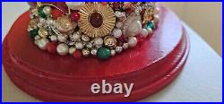 Vintage Jeweled Christmas Tree -New