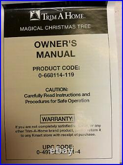 Vintage K-Mart Magical Christmas Tree Fiber Optic 36 In Lighted