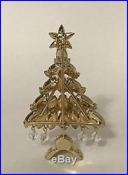Vintage Kirks Folly Christmas Tree Brooch Pin LARGE not signed same design NICE
