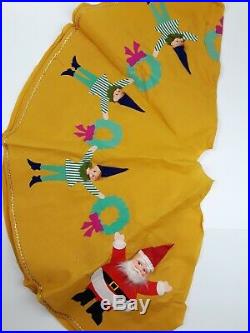 Vintage Knee Hugger Elves Pixies Lot Lite Sets Tree Skirt Christmas Santa Land