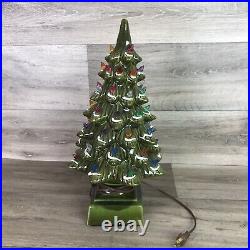 Vintage Large Ceramic Multi Color Lights Christmas Tree Raymond Lamp Co. 17