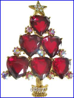 Vintage Lianna Christmas Tree Pins Red Watermelon Heart Picasso Flora Easter Egg