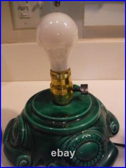 Vintage Lighted Ceramic Christmas Tree And Base-16.5 Atlantic Mold M. K. 1972 Vintage Lighted Ceramic Christmas Tree And Base-16.5 Atlantic Mold M. K. 1972