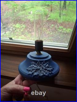 Vintage Lit Ceramic Flocked Blue Christmas Tree 14 1970's Unmarked Works Beauty Vintage Lit Ceramic Flocked Blue Christmas Tree 14 1970's Unmarked Works Beauty