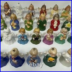 Vintage Lot of 40 Goebel Christmas Angel Bell Tree Ornaments 1976-2016 NO 94