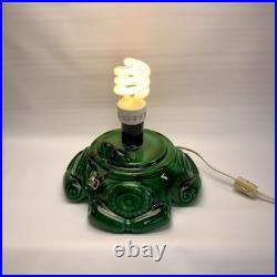 Vintage MCM 70s Atlantic Mold Ceramic Lighted Holiday Christmas Tree Withstand Vintage MCM 70s Atlantic Mold Ceramic Lighted Holiday Christmas Tree Withstand