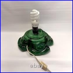 Vintage MCM 70s Atlantic Mold Ceramic Lighted Holiday Christmas Tree Withstand