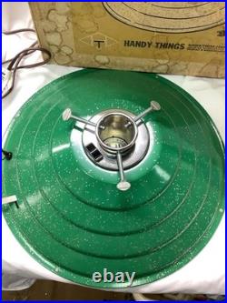Vintage MCM NIB Garnet Green MUSICAL Revolving Christmas Tree Stand WORKS Vintage MCM NIB Garnet Green MUSICAL Revolving Christmas Tree Stand WORKS