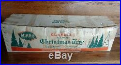 Vintage MIRRO 7 FT 138 Branch Aluminum Christmas Tree with Stand in Box