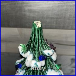 Vintage MOLD 17 Ceramic Christmas Tree & Base Tip Damaged