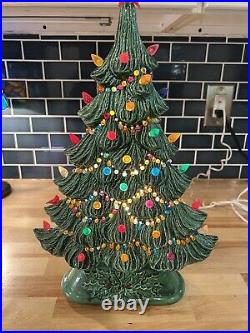 Vintage Mantle Ceramic Christmas Tree