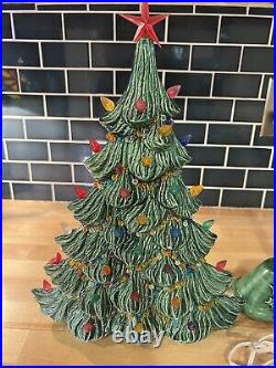 Vintage Mantle Ceramic Christmas Tree