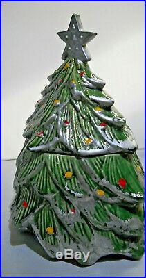 Vintage McCoy 1959 Christmas Tree Cookie Jar