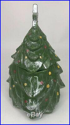 Vintage McCoy Christmas Tree Cookie Jar 1959