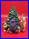 Vintage McDonald's Christmas Light Up Christmas Tree Ronald Grimace Hamburglar