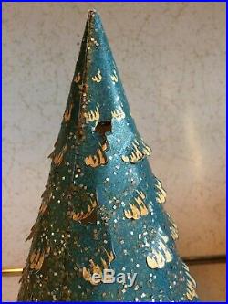 Vintage Merrie Merrie XM Christmas Tree Econolite Roto Vue Motion Lamp Box