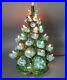 Vintage Mid Century 17 inch Lighted Ceramic Christmas Tree K 75 Atlantic Mold