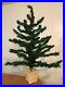 Vintage Mid Century 3 ft Cellophane Feather Christmas Tree with Base