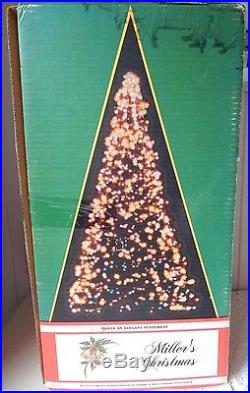 Vintage Miller's Christmas The Tree Of Light Plastic Blow Mold Yard Decoration