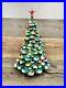 Vintage Mold Ceramic Christmas Tree Round H17X D11original Base Missing