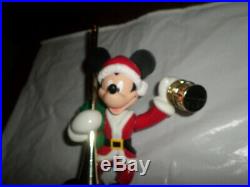 Vintage Mr Christmas Animated Mickey Mouse Lighted Lantern Tree Topper