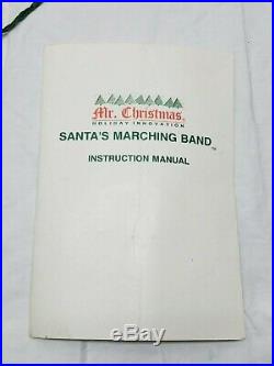 Vintage Mr. Christmas Santa's Marching Band Tree Decoration Musical Ornaments