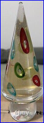 Vintage Murano Gold Flecked Christmas Tree