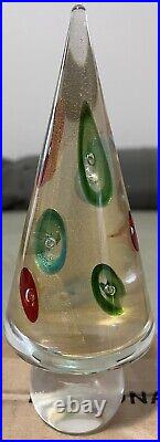 Vintage Murano Gold Flecked Christmas Tree