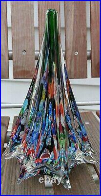 Vintage Murano Millefiori Glass Christmas Tree