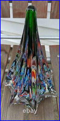 Vintage Murano Millefiori Glass Christmas Tree