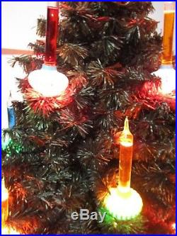 Vintage NOMA 17 Light C-6 Christmas Bubble Light Tree