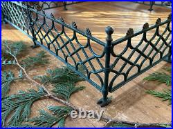 Vintage Nice Complete Iron Feather Tree Christmas Fence All Original