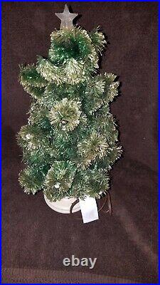 Vintage Nice Old 13 Tall Glolite Light Christmas Tree
