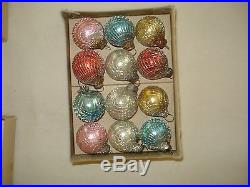 Vintage Noma 17 Light Green Bubble Light Tree with 5 Boxes of Glass Ornaments