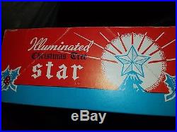 Vintage Noma Illuminated X-Mas Tree Star in Original Box