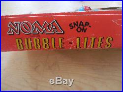 Vintage Noma Lot Christmas Tree Snap On Bubble Lights Covers