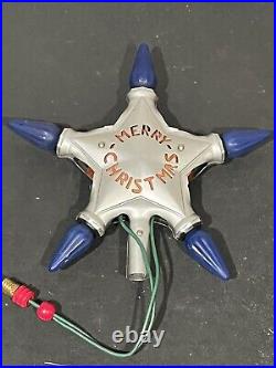 Vintage Noma Star Of Bethlehem C6 Christmas Tree Topper Light Original Box Near