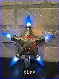 Vintage Noma Star Of Bethlehem C6 Christmas Tree Topper Light Original Box Near