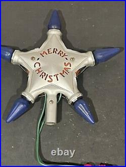 Vintage Noma Star Of Bethlehem C6 Christmas Tree Topper Light Original Box Near