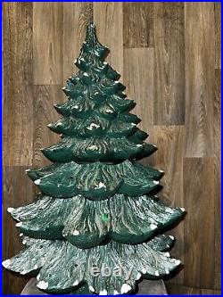 Vintage Nowell Mold Ceramic Christmas Tree Read Description Please 25 Inch