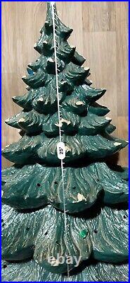 Vintage Nowell Mold Ceramic Christmas Tree Read Description Please 25 Inch