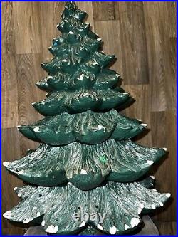 Vintage Nowell Mold Ceramic Christmas Tree Read Description Please 25 Inch