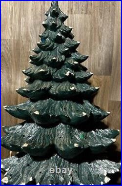 Vintage Nowell Mold Ceramic Christmas Tree Read Description Please 25 Inch