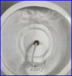 Vintage Nowell Mold Green Ceramic Light Up 18 Christmas Tree with Base