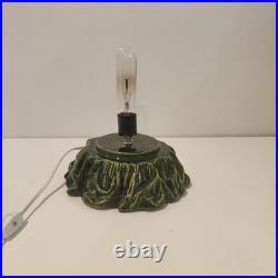 Vintage Nowell's Mold Carol Ceramic Lighted Christmas Tree 16 With Base